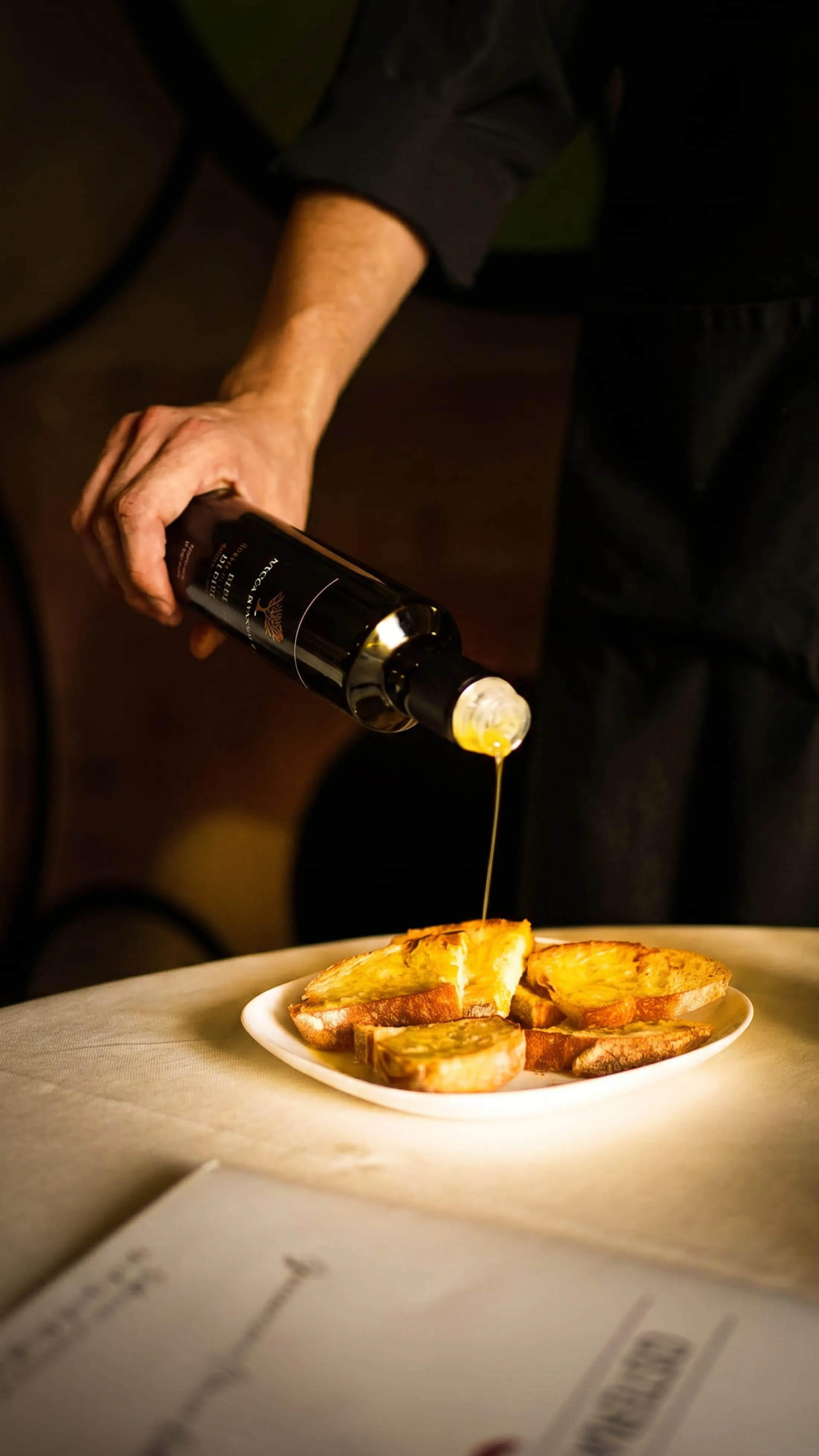 Bruschetta con olio extravergine della Sabina