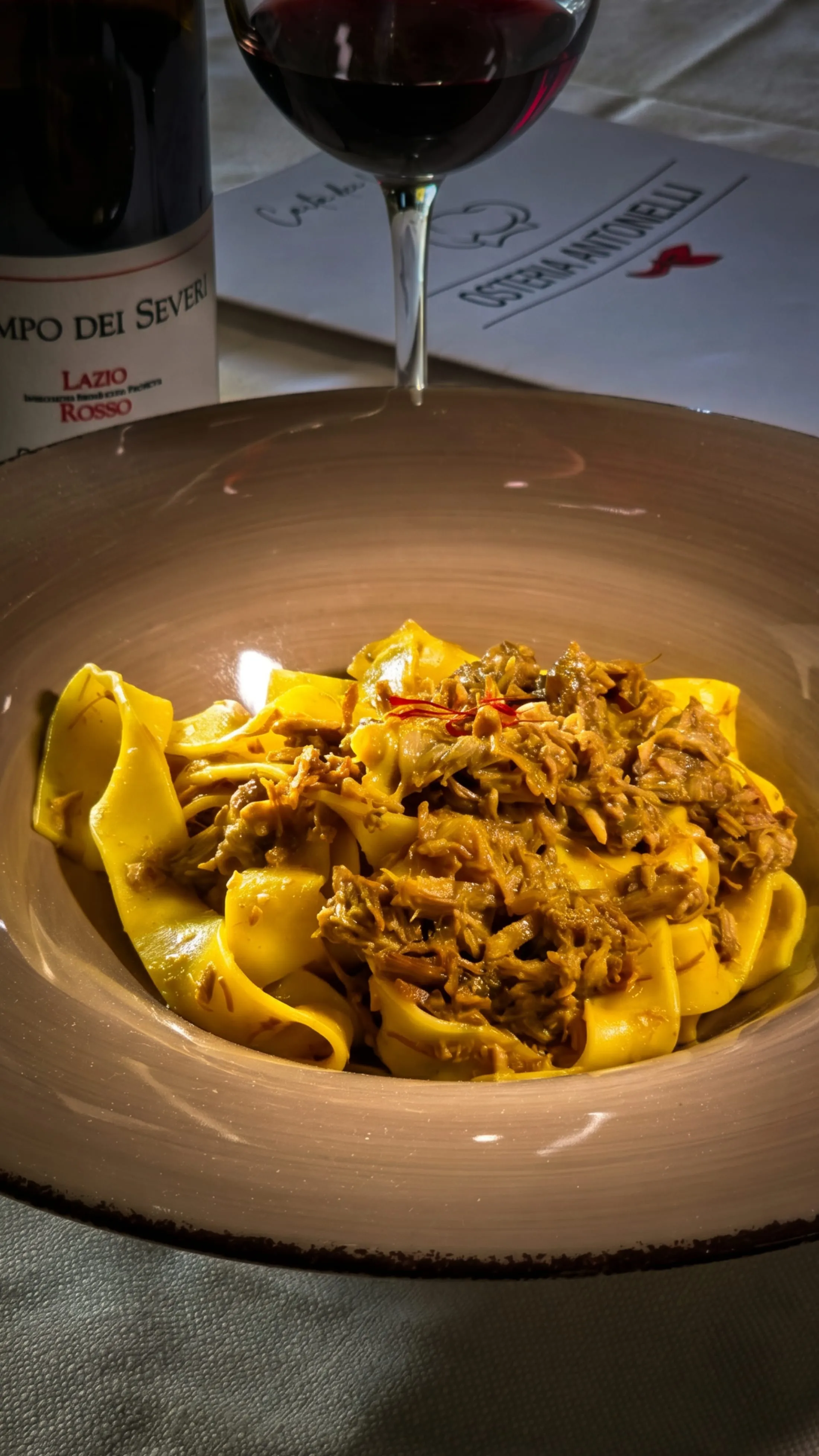 Pappardelle al ragù bianco d'agnello