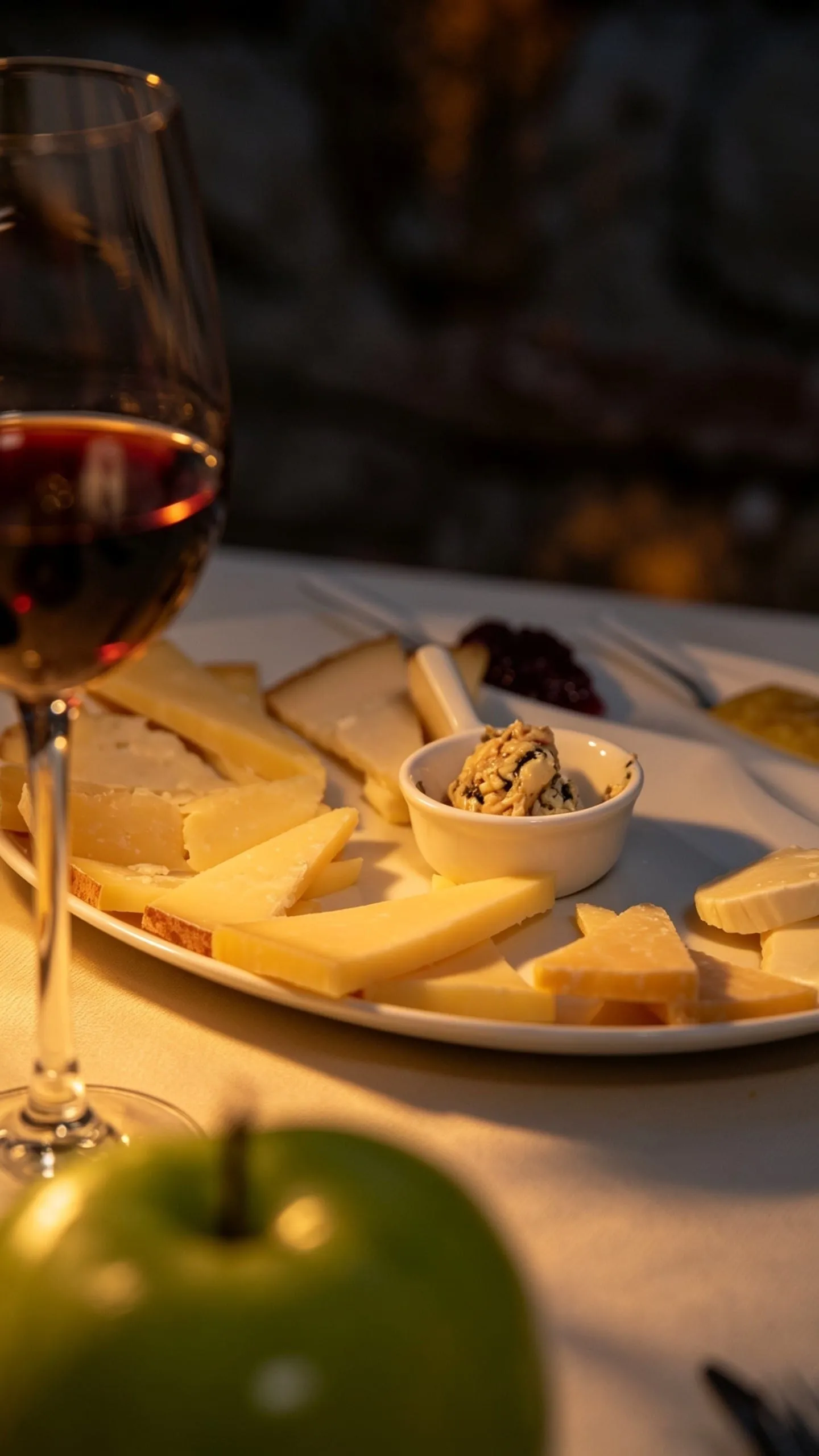 Tagliere di formaggi dell'Osteria