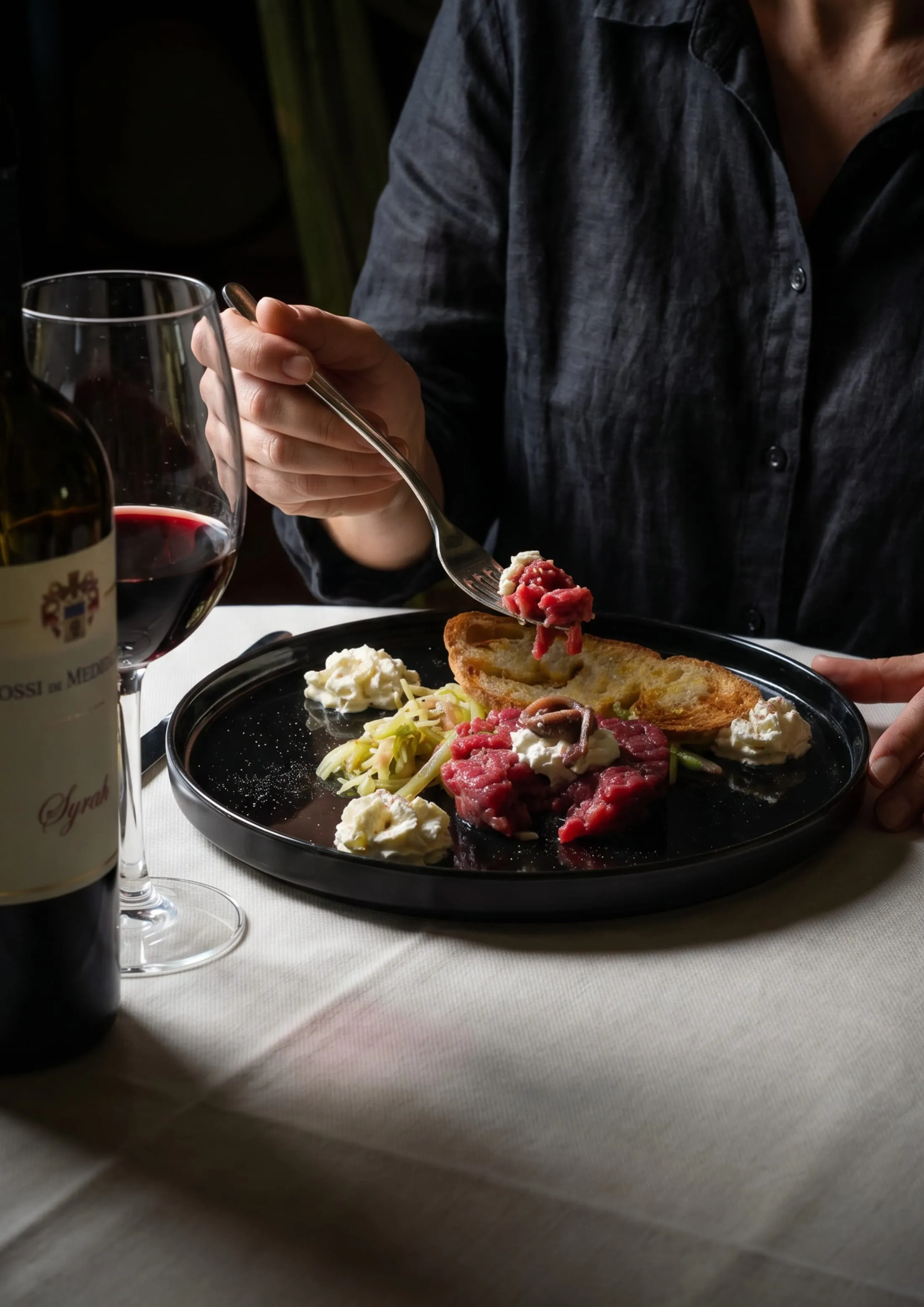 Tartare di manzo al tartufo